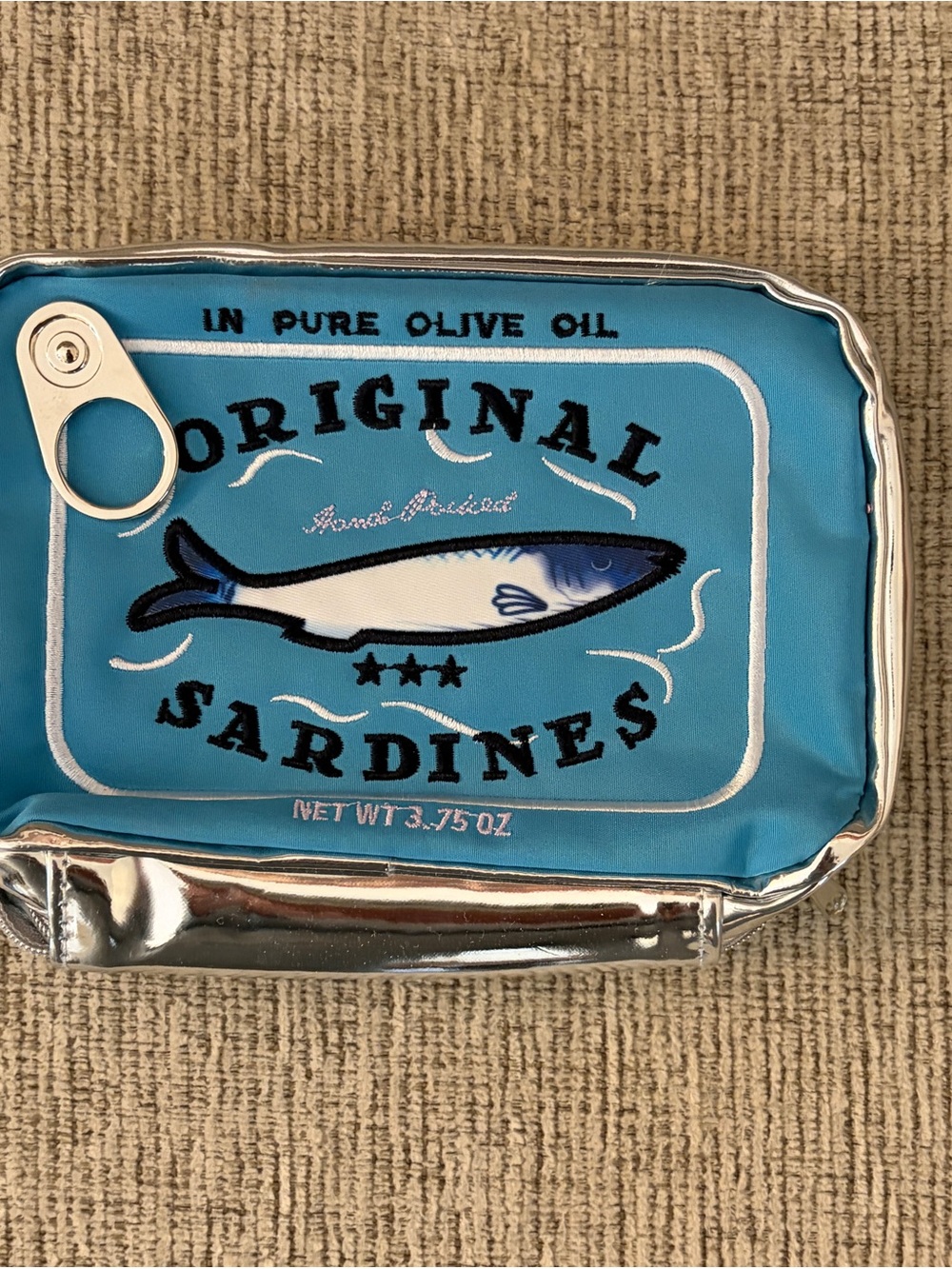 Original Sardines Decorative Pouch in Blue